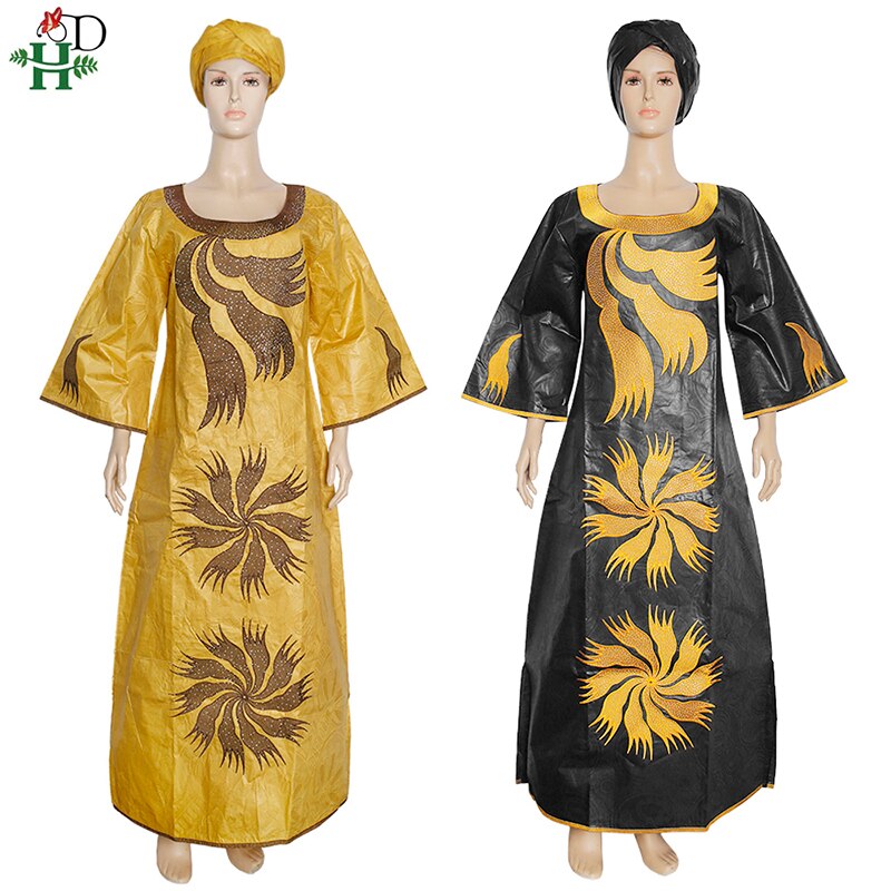 H&D 2021 New African Dresses For Women 4xl 5xl Plus Size Bazin Riche Maxi Dress Lady Ankara Robe European Clothes Party Gowns H&D 2021 New African Dresses For Women 4xl 5xl Plus Size Bazin Riche Maxi Dress Lady Ankara Robe European Clothes Party Gowns