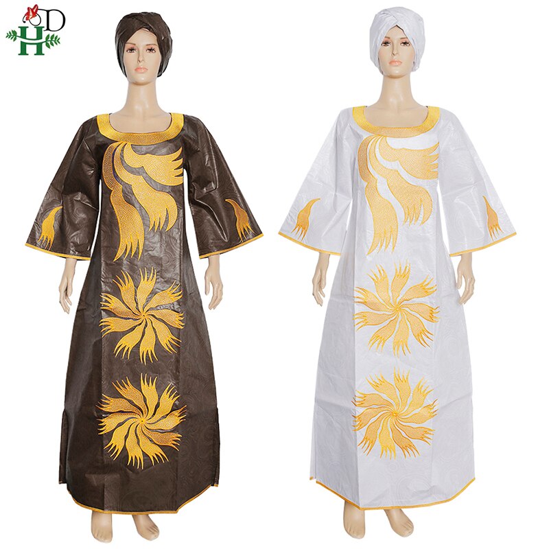 H&D 2021 New African Dresses For Women 4xl 5xl Plus Size Bazin Riche Maxi Dress Lady Ankara Robe European Clothes Party Gowns H&D 2021 New African Dresses For Women 4xl 5xl Plus Size Bazin Riche Maxi Dress Lady Ankara Robe European Clothes Party Gowns