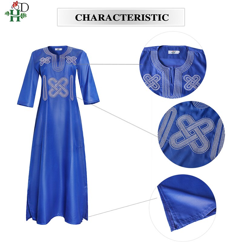 H&D 2021 Fashion Couple Clothes African Dress For Women Embroidery Dashiki Men Shirt Short Sleeve Tops Wedding Party Outfit Robe H&D 2021 Fashion Couple Clothes African Dress For Women Embroidery Dashiki Men Shirt Short Sleeve Tops Wedding Party Outfit Robe