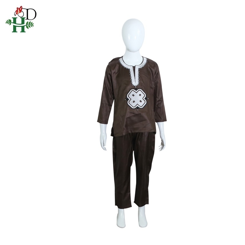 H&D Dashiki Parent Kid Set 2021 African Children Clothing African Women Mother Boy Clothes Embroidery Shirt Pant 2 Piece Suits H&D Dashiki Parent Kid Set 2021 African Children Clothing African Women Mother Boy Clothes Embroidery Shirt Pant 2 Piece Suits