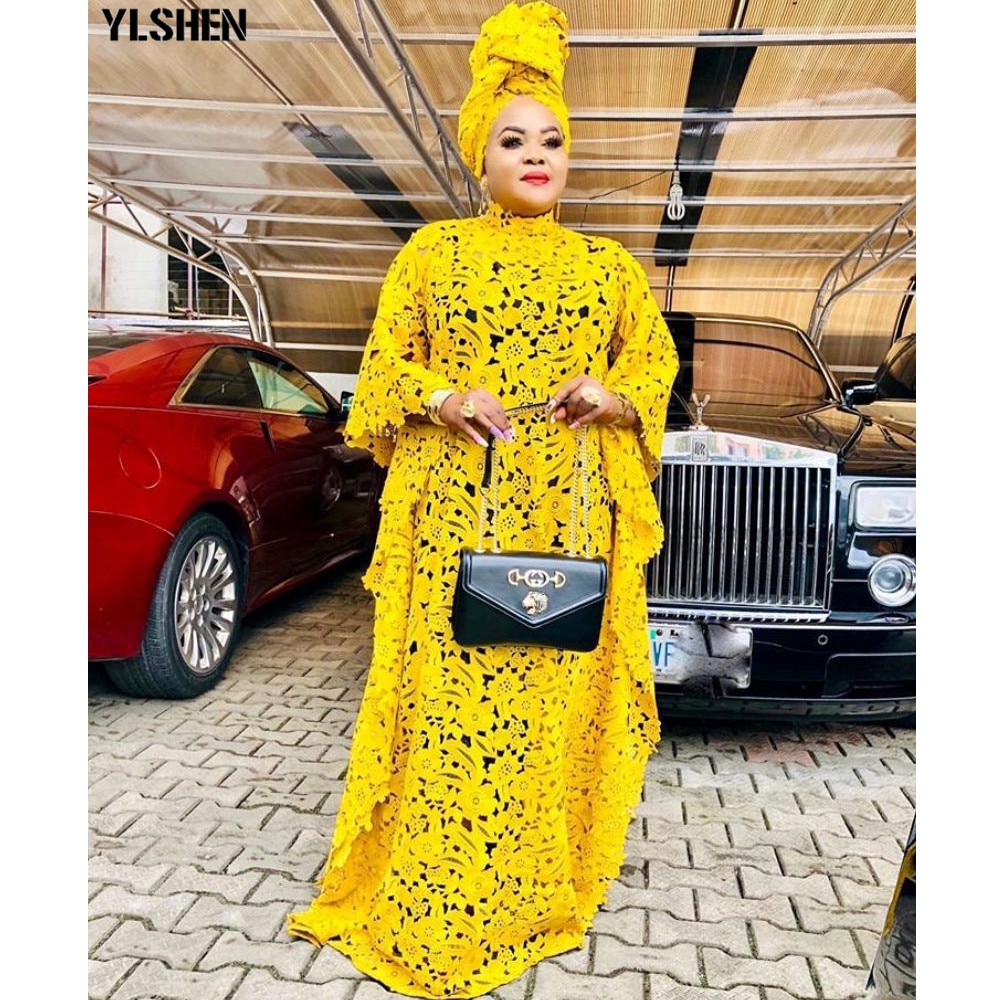 New Lace Africa Dress African Dresses for Women African Clothes 2021 Dashiki Organza Bow Taditional Boubou Robe Africaine Femme New Lace Africa Dress African Dresses for Women African Clothes 2021 Dashiki Organza Bow Taditional Boubou Robe Africaine Femme