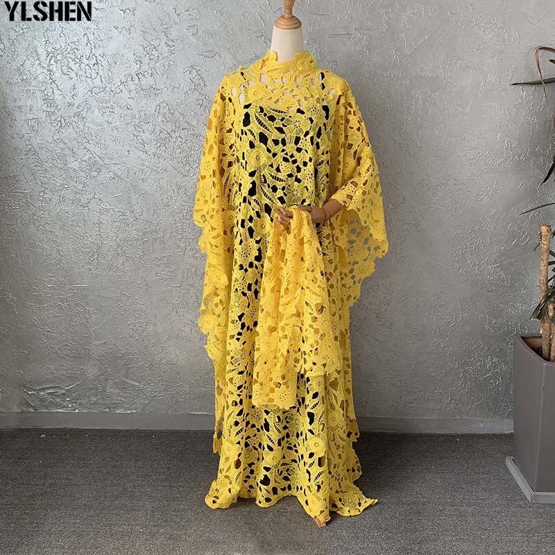 New Lace Africa Dress African Dresses for Women African Clothes 2021 Dashiki Organza Bow Taditional Boubou Robe Africaine Femme New Lace Africa Dress African Dresses for Women African Clothes 2021 Dashiki Organza Bow Taditional Boubou Robe Africaine Femme