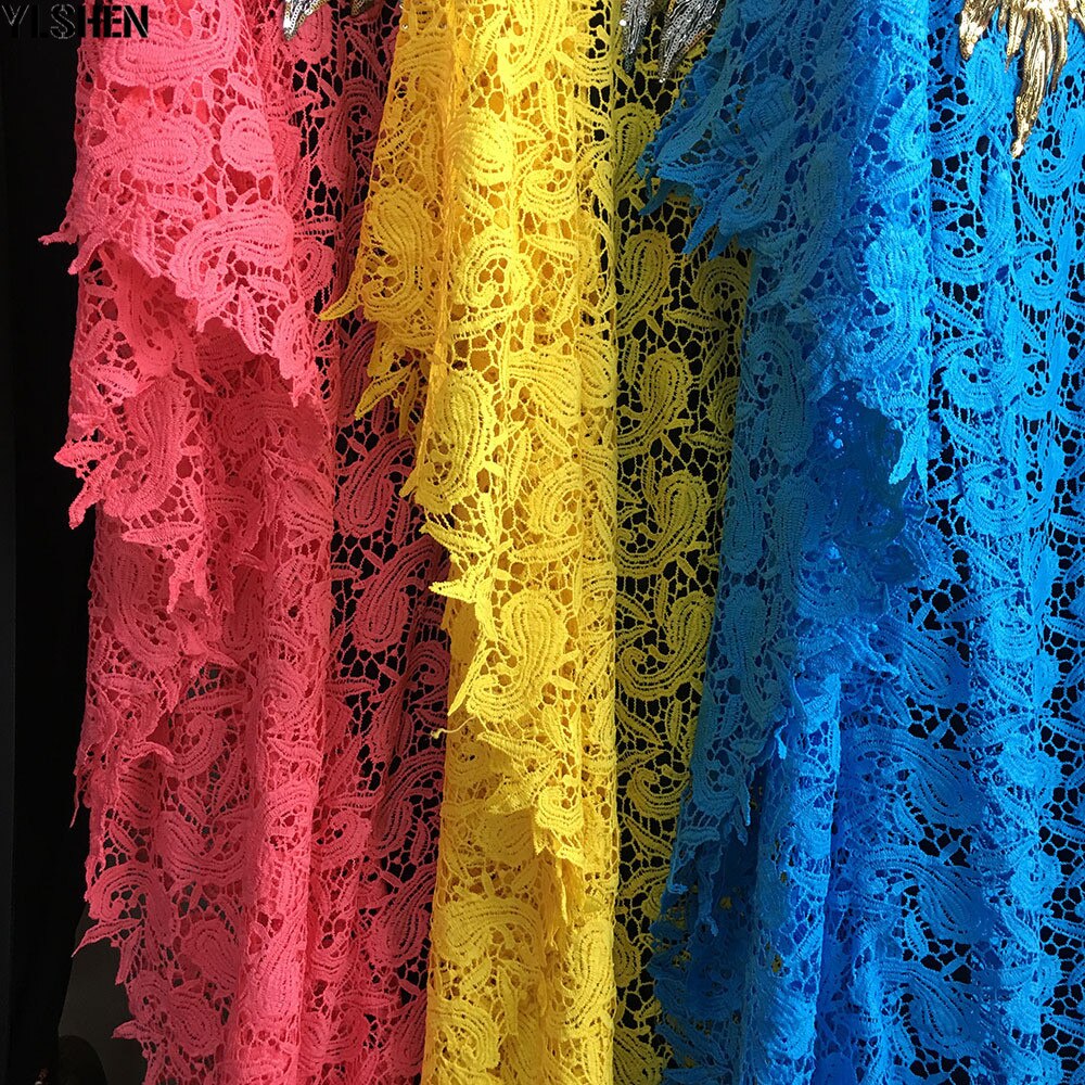 Plus Size Long African dresses for women Dashiki fashion Water-soluble lace loose skirt with beaded embroidery boubou africain Plus Size Long African dresses for women Dashiki fashion Water-soluble lace loose skirt with beaded embroidery boubou africain