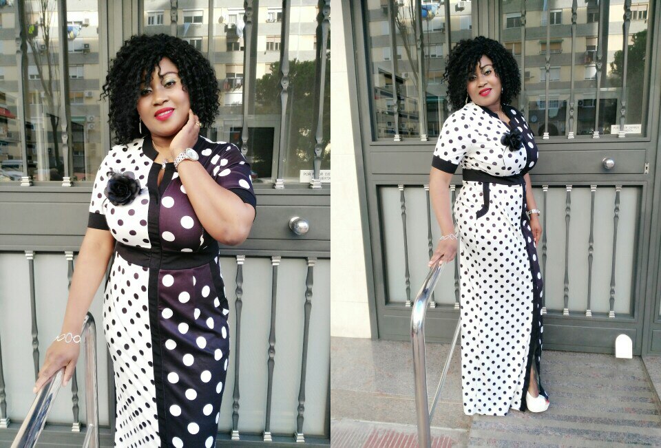 African Dresses for Women Dashiki Polka Dot African Clothes Plus Size Summer White Black Printed Retro Bodycon Long Africa Dress African Dresses for Women Dashiki Polka Dot African Clothes Plus Size Summer White Black Printed Retro Bodycon Long Africa Dress