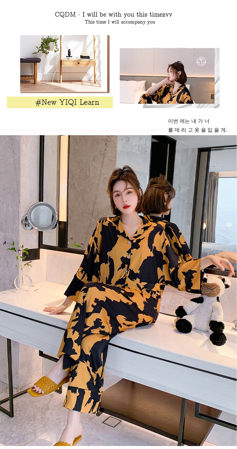 2021 New pyjamas loungewear Sleepwear silk Women's home clothes two piece sets nighty for ladies Long Sleeve Sleeping Shirt 2021 New pyjamas loungewear Sleepwear silk Women's home clothes two piece sets nighty for ladies Long Sleeve Sleeping Shirt