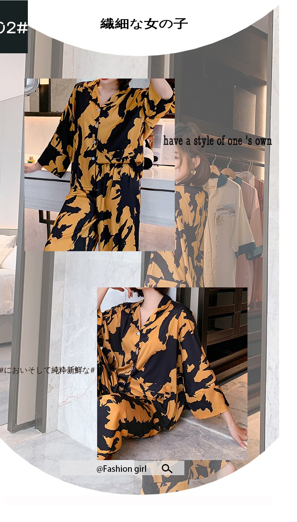 2021 New pyjamas loungewear Sleepwear silk Women's home clothes two piece sets nighty for ladies Long Sleeve Sleeping Shirt 2021 New pyjamas loungewear Sleepwear silk Women's home clothes two piece sets nighty for ladies Long Sleeve Sleeping Shirt